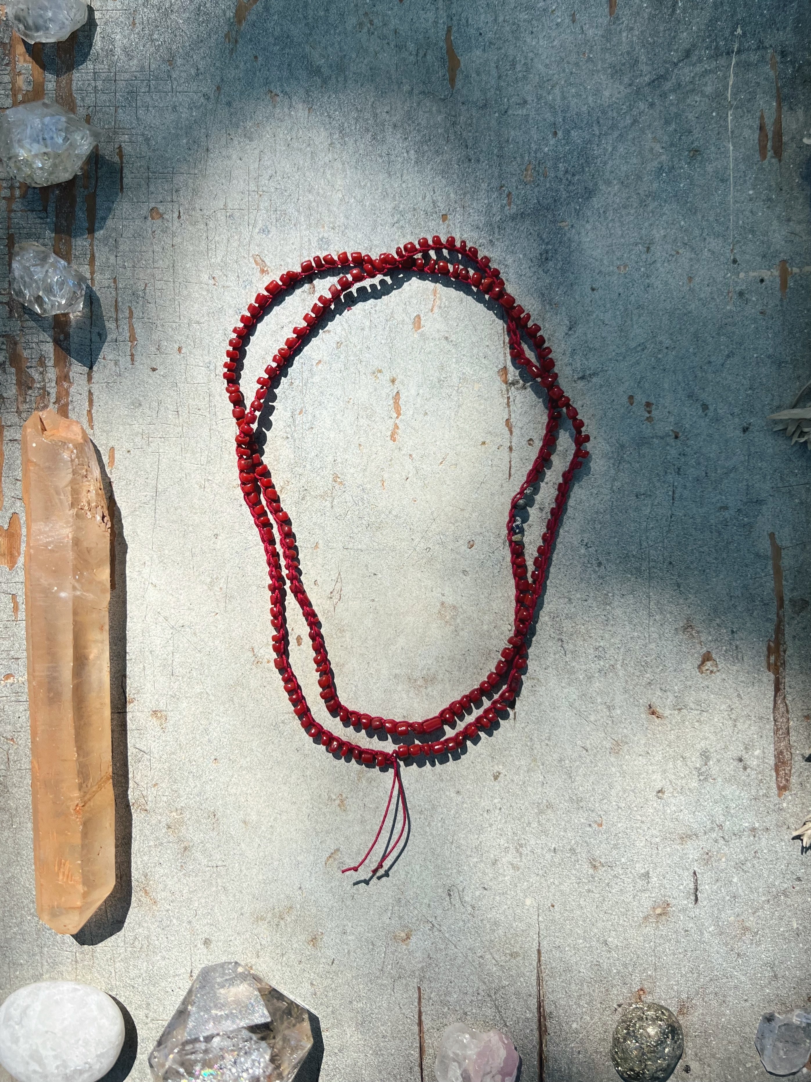 Tribal Bonda beaded mala Sea Ox