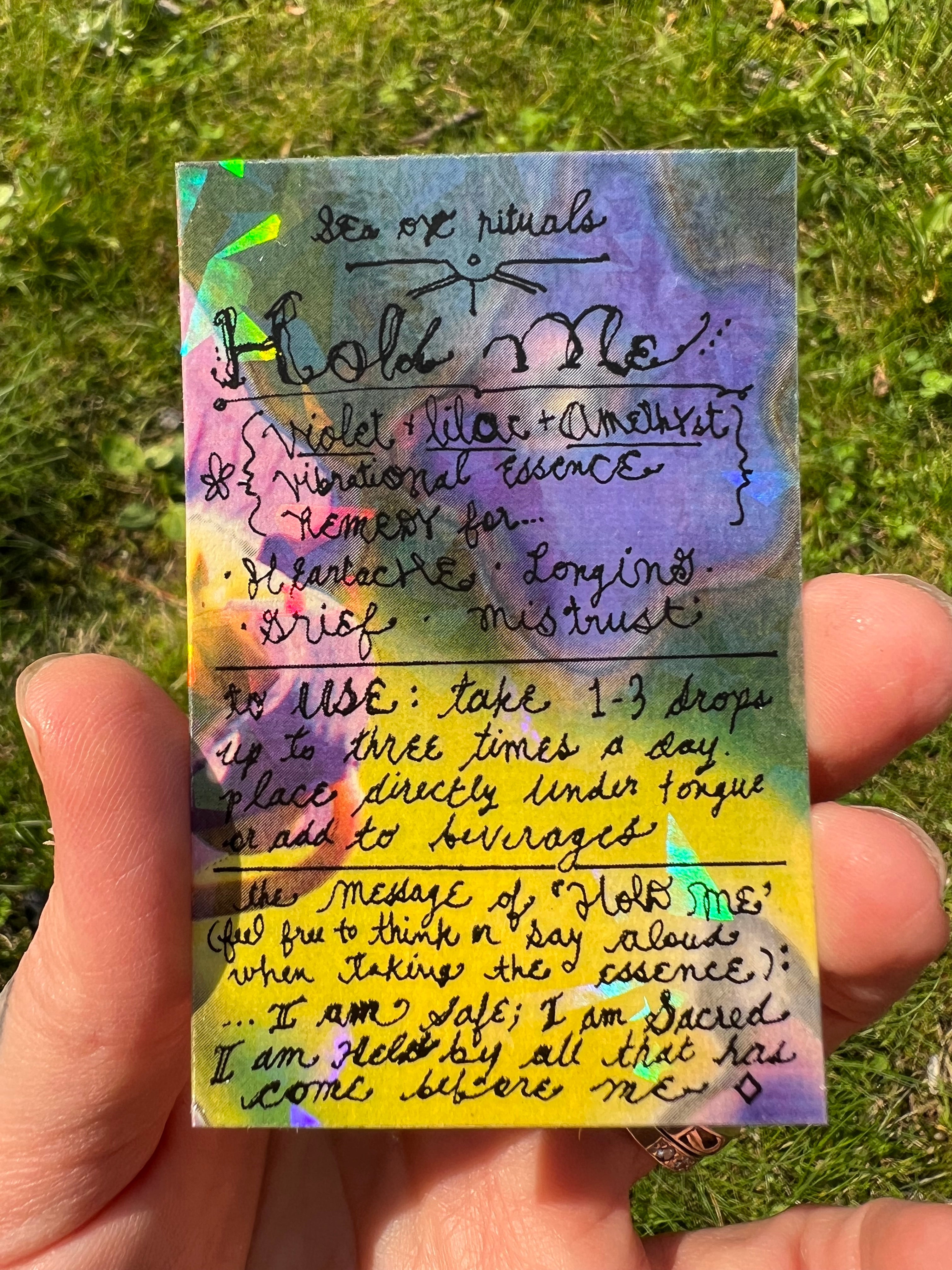 ‘Hold Me’ lilac, violet, amethyst essence Sea Ox
