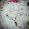 Peridot fairy necklace