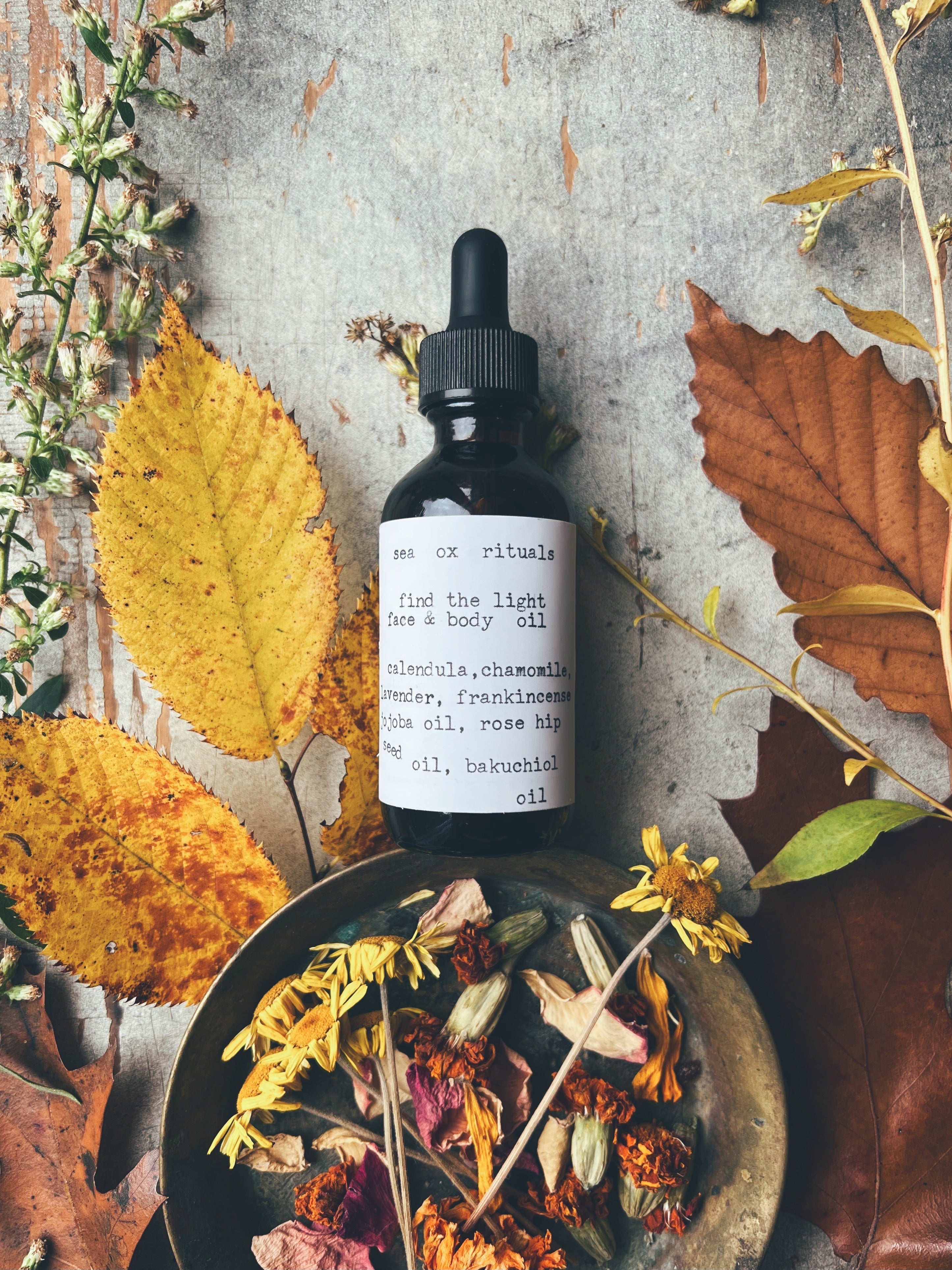 ‘Find the Light’ Face / Body Oil Sea Ox