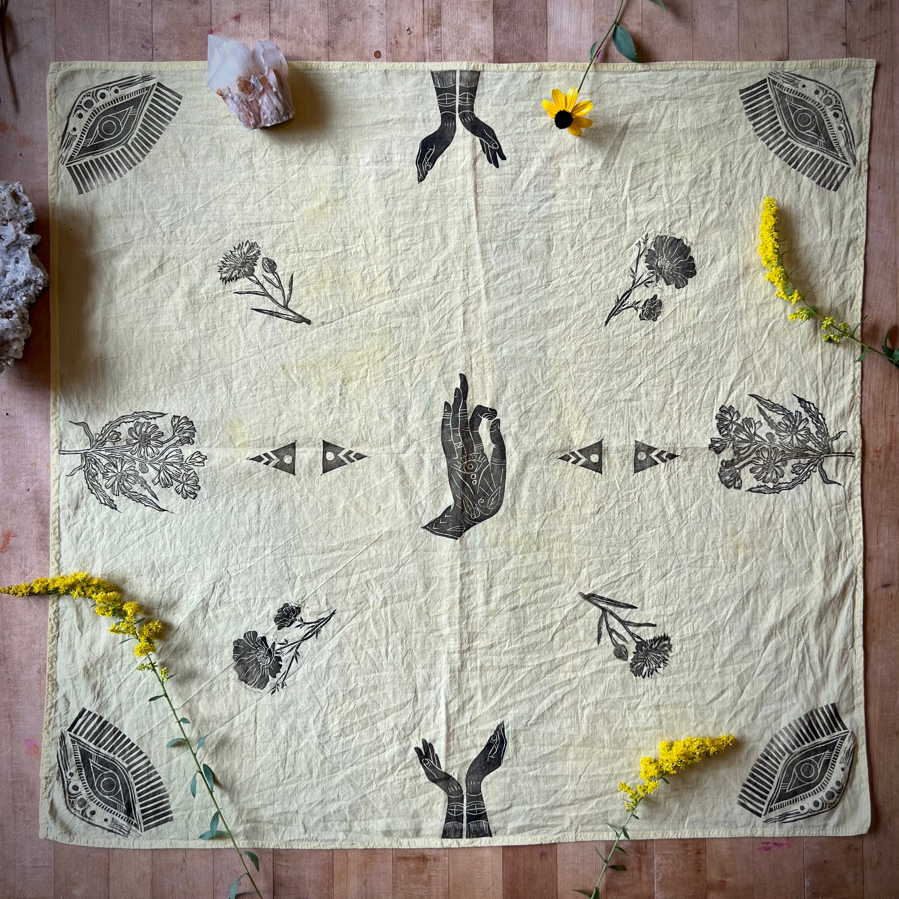 ‘Blessings on Your Head’ cotton scarf