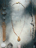 Golden Healer Quartz in gold, mixed pearl strand Sea Ox