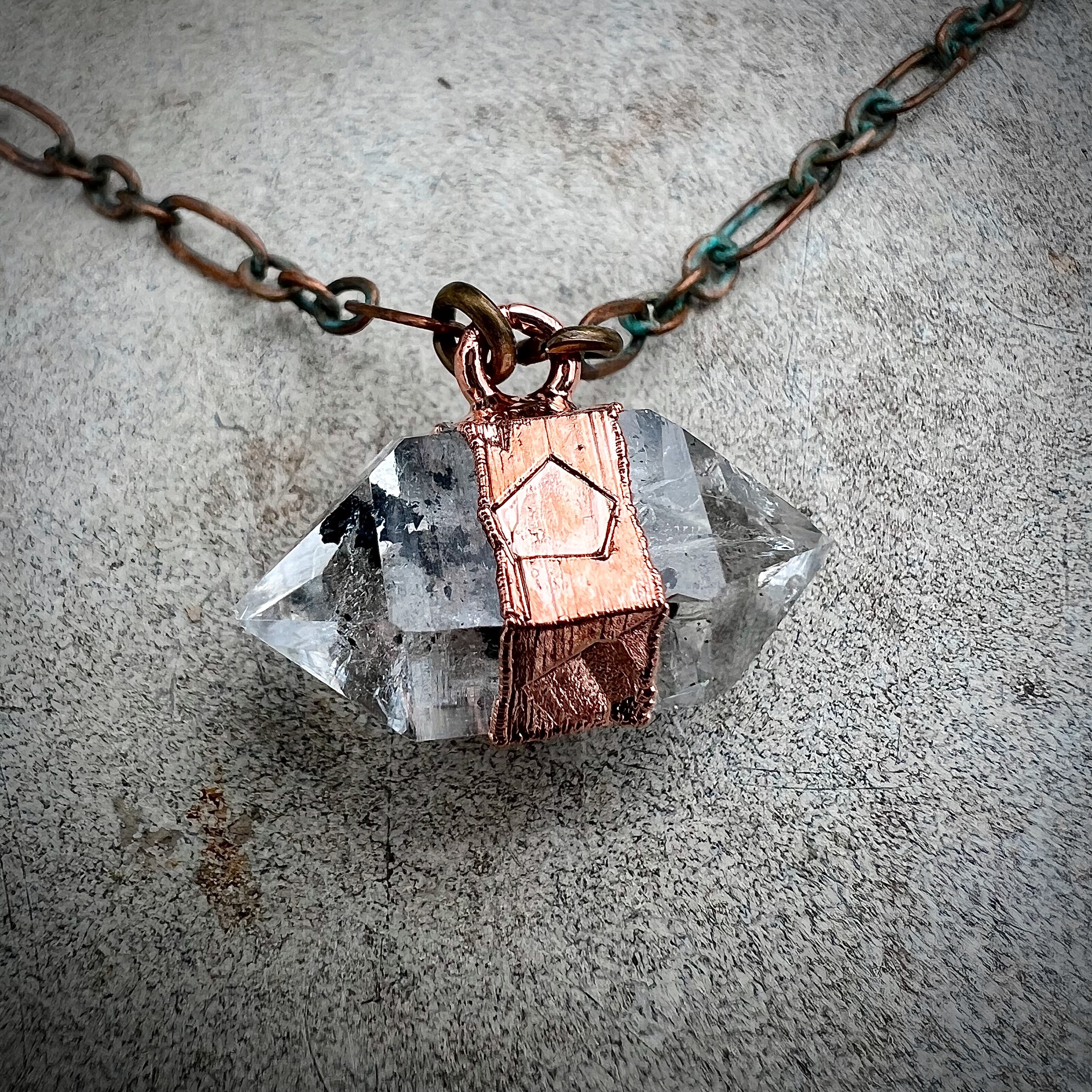 Mystical Pentagon Herkimer Diamond