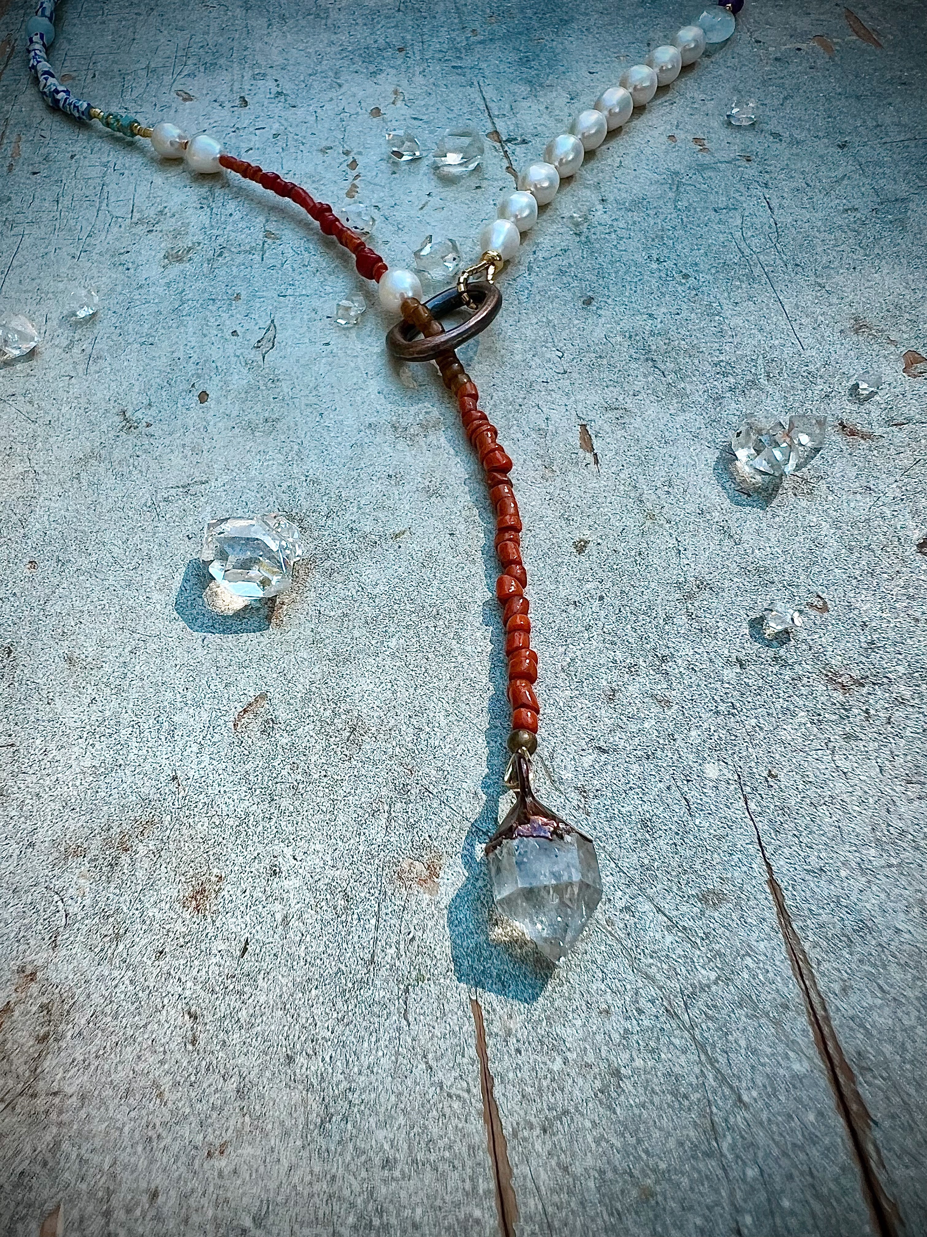 Herkimer Diamond Lariat