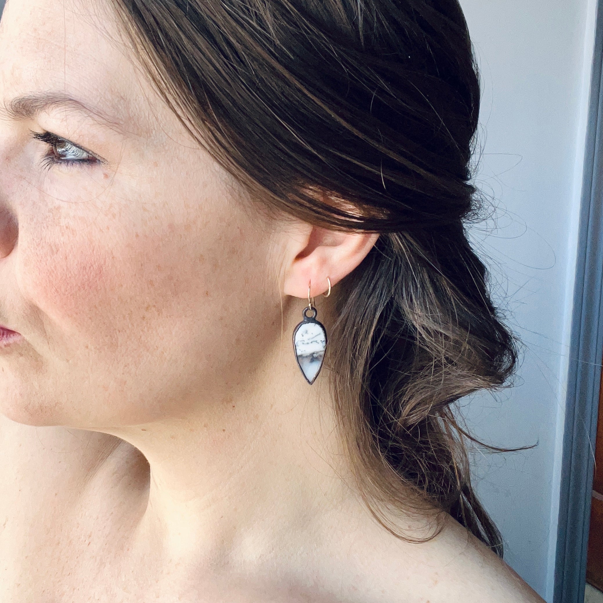 Merlinite Earrings