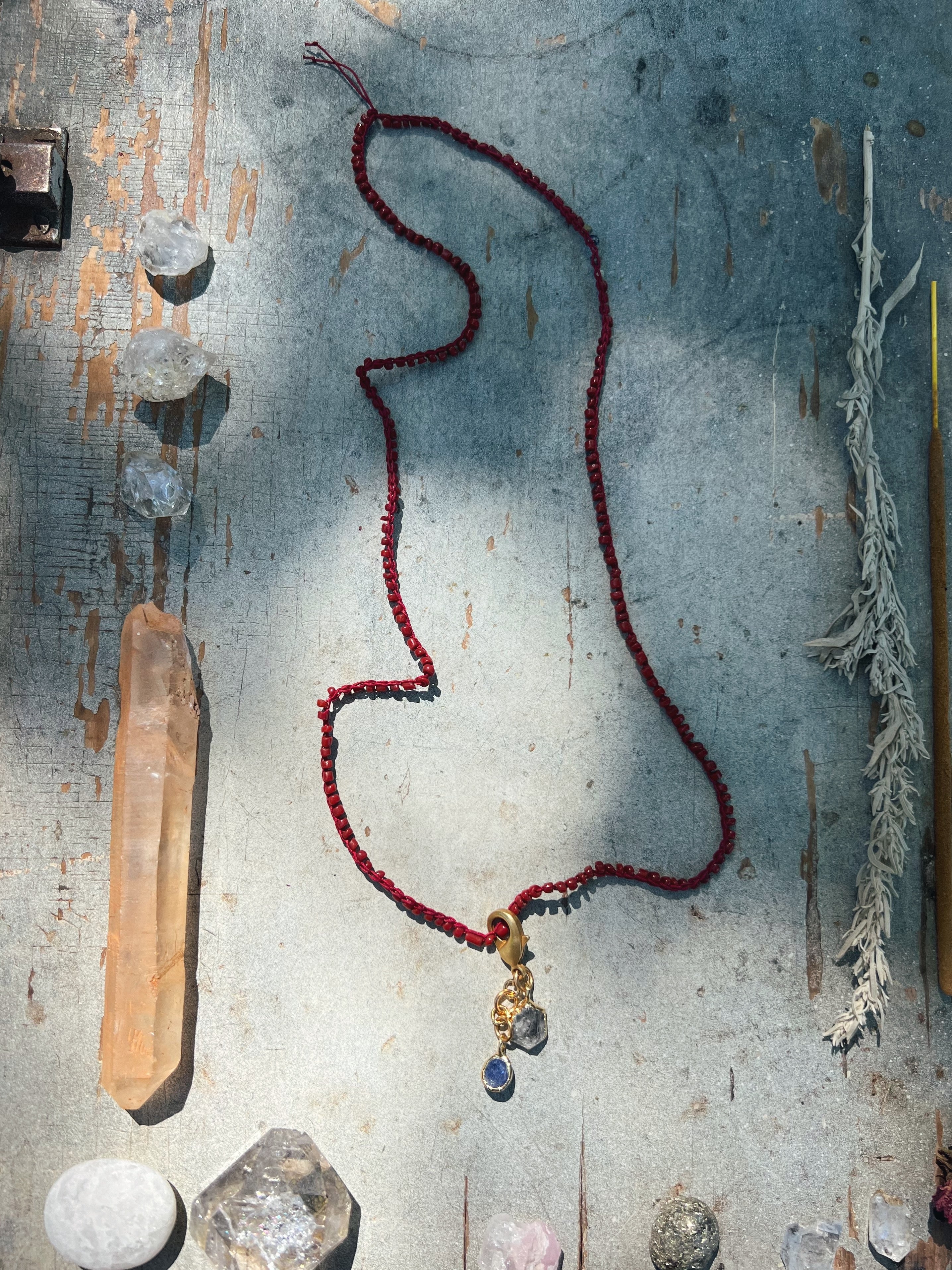 Tribal Bonda beaded mala Sea Ox