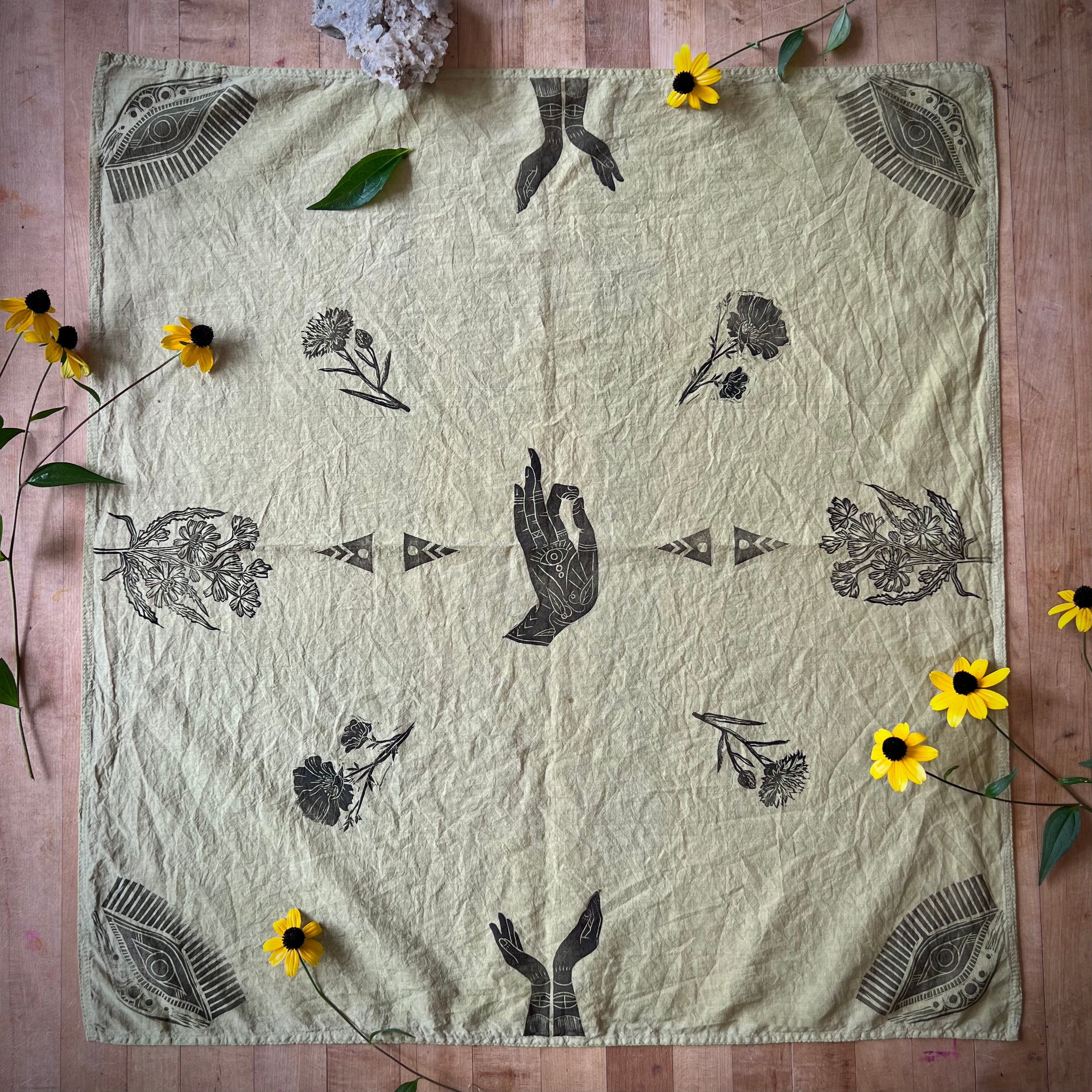 ‘Blessings on Your Head’ cotton scarf