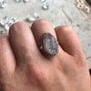Tibetan Quartz Ring, size 8